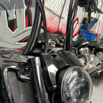 VROD NIGHT ROD Black ABS Front Headlamp Headlight Fairing Cover For Harley V-Rod V Rod Night Rod 2012+