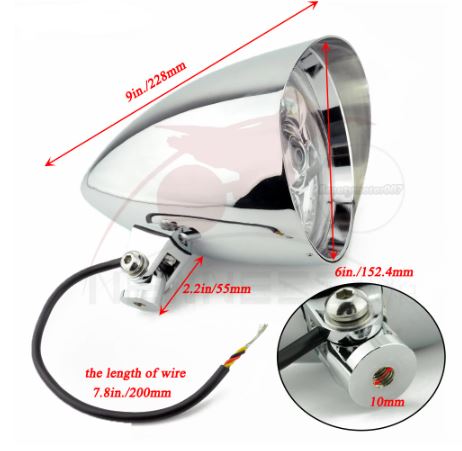 Bullet Led Bullet Led Headlight 6” – WESTCOAST GARAGE
